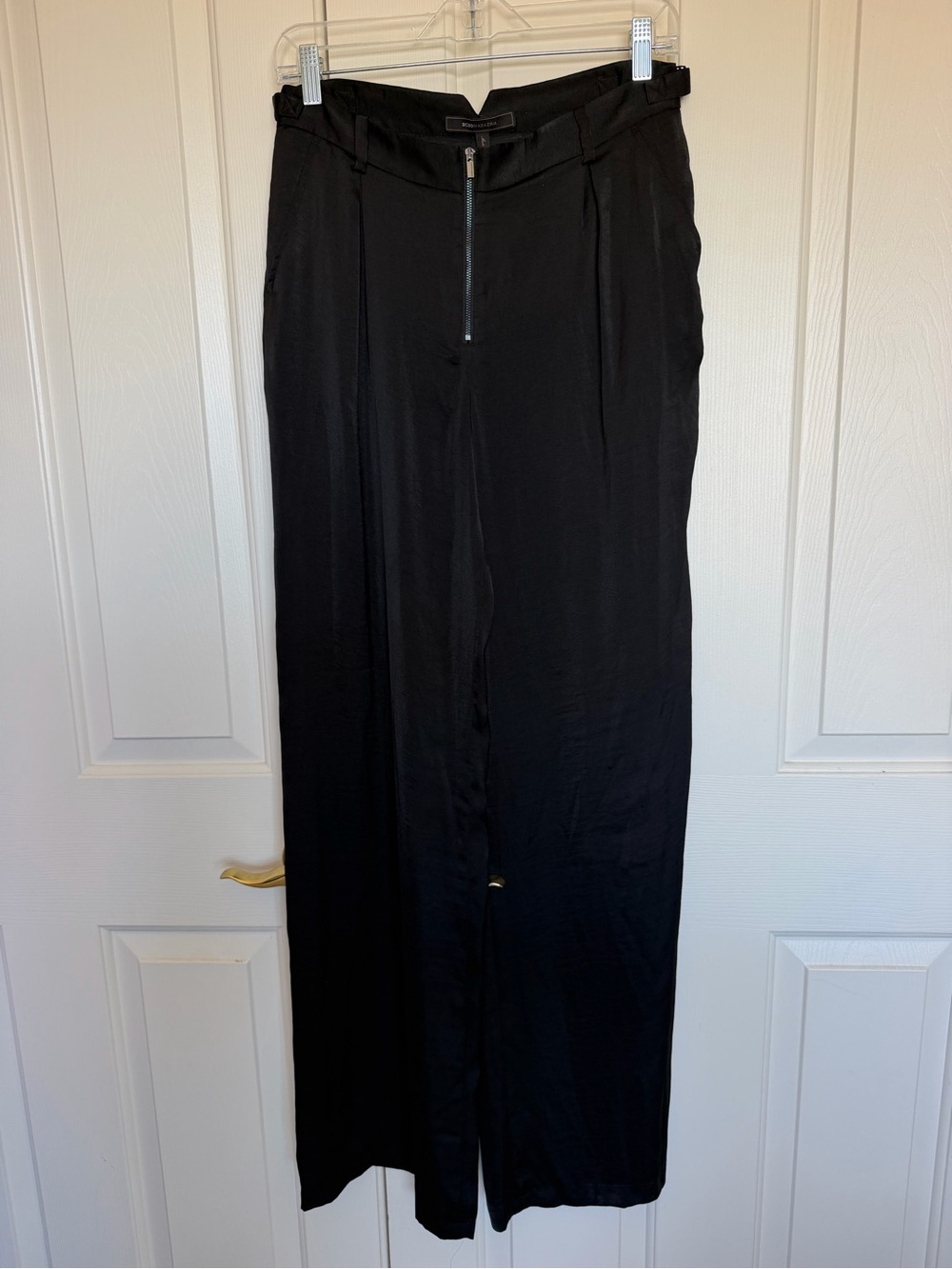 BCBGMaxAzria Black High-Rise Trousers